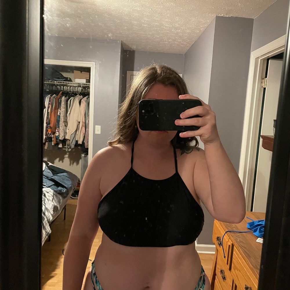 Aerie High Neck Bikini Top